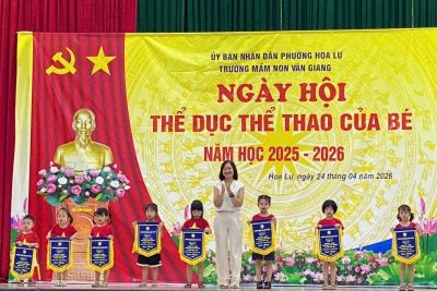 TRƯỜNG MẦM NON VÂN GIANG RỘN RÀNG KHÍ THẾ “NGÀY HỘI THỂ DỤC THỂ THAO CỦA BÉ” NĂM HỌC 2025 – 2026